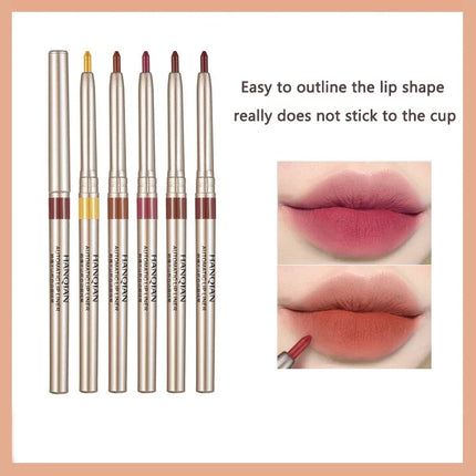 Automatic Rotary Lip Liner Easy Makeup Colour Lipstick Pencil Waterproof Long-lasting Matte Lipsticks Portable Girls Cosmetics