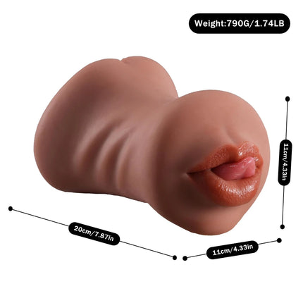 18+ Realistic Oral Sex Vaginal Sex Toys for Men Pocket Pussy Vagina Erotic Artificial Anal Vaginal Male Masturbators Adults Toys