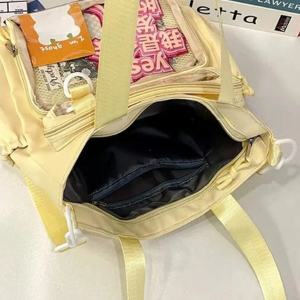 New Y2K Sweet Girl's Ulzzang Ita Bag Large-capacity Crossbody Bag Japanese Comic Exhibition Single Shoulder Bag with Insert