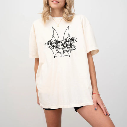 Shadow Daddy Fan Club Shirt Funny Bookish Shirt Smut Reader Romantasy Reader Romance Reader Book Lover Shirt Bookish Gift