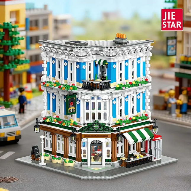 2897Pcs Street View Model MOC Building Blocks Music Club Bricks Children Puzzle DIY Assembly Birthday Christmas Festival Gift