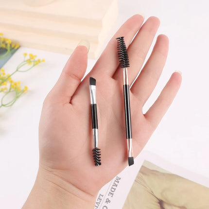 1/10pcs Soft Eyelash Brushes twisted Eyebrow Brush Elbow Contouring Eye Brow Eyeliner Brushes Eyes Blending Cosmetic Makeup Tool