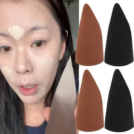 Soft Makeup Sponges Powder Puffs Conical and Cut Surface Foundation Contour Sponges Face Wash Cosmetic Eggs Lasting Makeup Tools