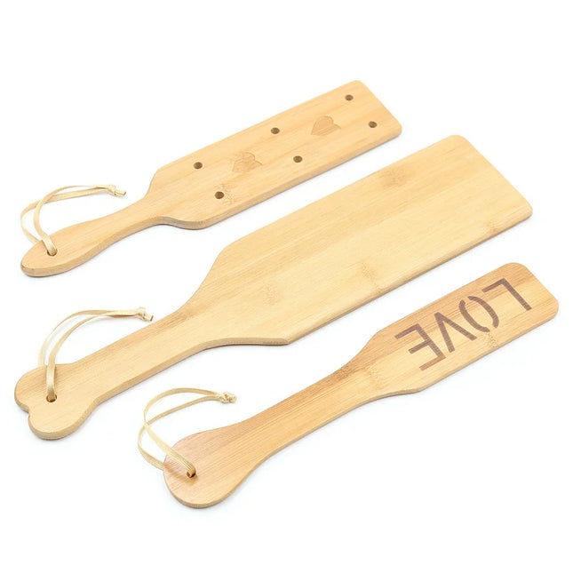 Erotic Smooth Bamboo Wood Board Beat Whip Sex Toys for Couple Slave Bondage Spanking Paddle Play Sexy Shop