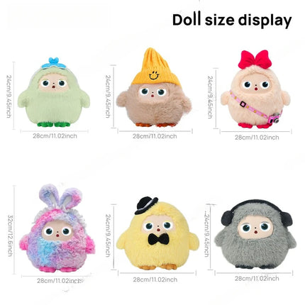 NEW HOT AI Plush Toy W/Smart Voice&LED Eyes,Interactive Companion for Kid/Adult‌Gift-ReadyRechargeable E-Pet open up fun life