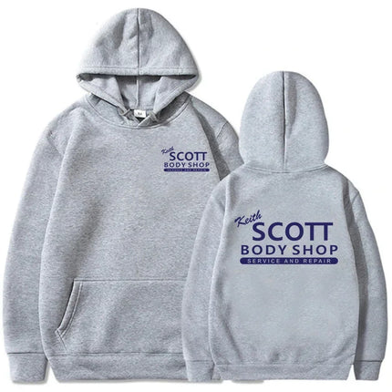 Tree Hill Hoodie Keith Scott Body Shop Hoodies Unisex Sweatshirts Autumn Winter Fleece Hooded Pullovers Graphic Sudadera Mujer