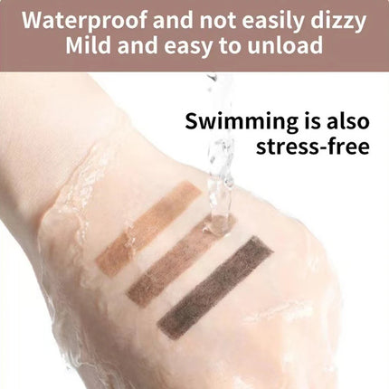 Double Ended Eyebrow Pencil Rotatable Triangle Eye Brow Pen Sweatproof Waterproof Smooth Lasting Beauty With Brush Makeup Tool
