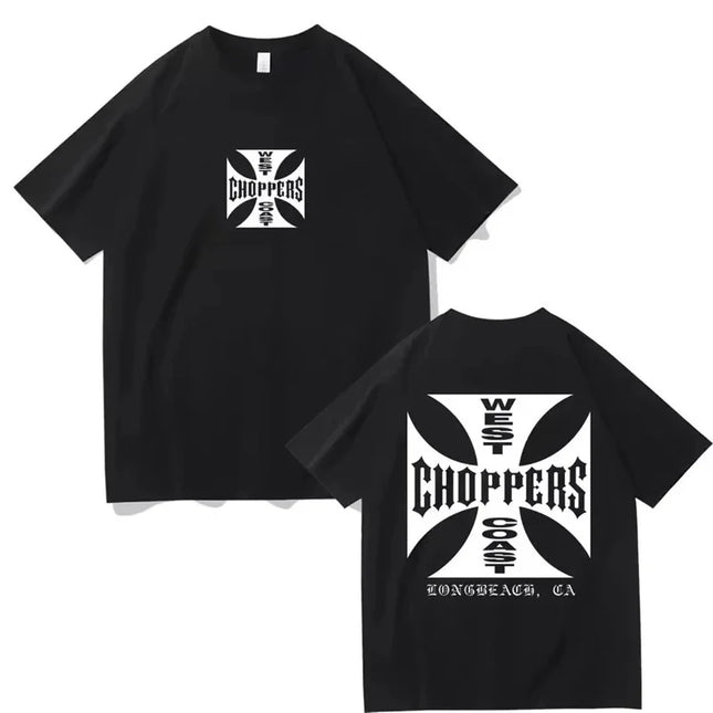 Summer Fashion T-Shirt Women Men Cotton West Coast Choppers Print T-Shirt Casual Short Sleeve O-Neck T-shirt Vintage Clothing Tee