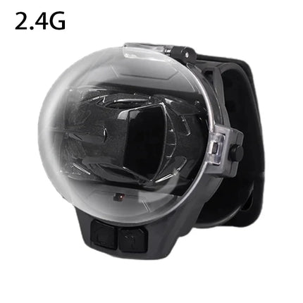 Children RC Car Mini Watch Toys With LED Lights 2.4GHz RC Car Toy Watch Rabbit Crab Racing Toys RC Car Girls Boys Birthday Gift