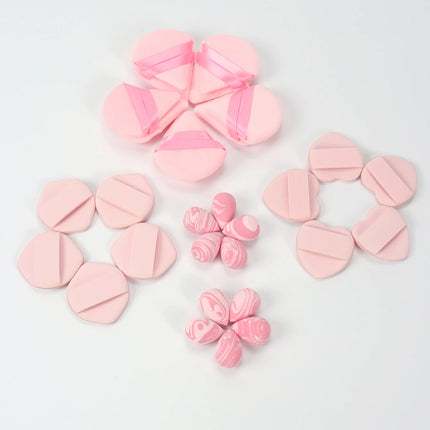 30-Piece Makeup Sponge Set, for Setting Makeup, Applying Makeup, Suitable for All Skin Types