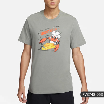 Nike genuine seasonal new men's printed sports short sleeved T-shirt FV3748-053
