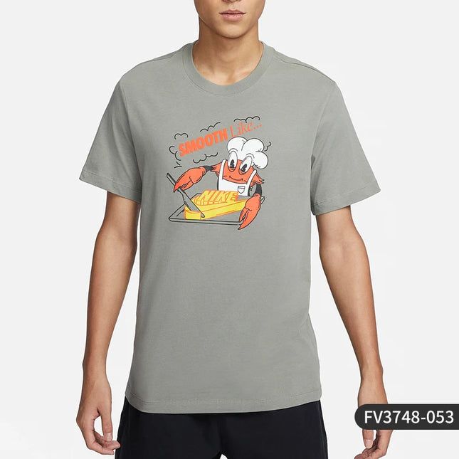 Nike genuine seasonal new men's printed sports short-sleeved T-shirt FV3748-053