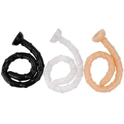 1PC 47cm Super long Anal Plug Dildo Soft Silicone Butt Plug For Female Male Gay Masturbation Anal Sex Toy Anus Dilator Expander