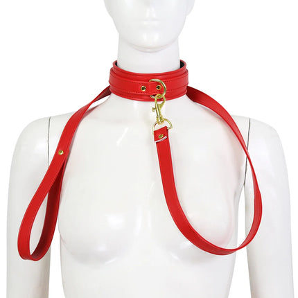 Puppy play fetish Bondage Restraint Neck Collars With Leash,  Erotic Neck Collar Sex Toys For Bondage Adult Games For Couples
