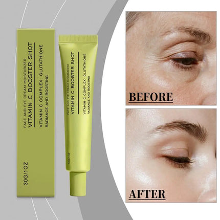 Vitamin C Booster Shot Face Cream With Glutathione And Niacinamide For Dark Spot Care,Improves Fine Lines,Korean Glass Skin Care