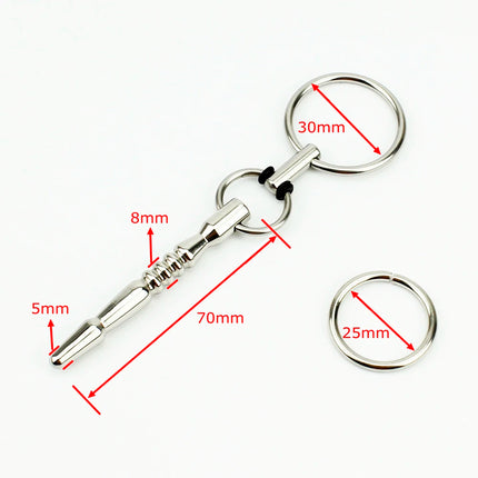 Metal Urethral Catheter Sounding Beads Penis Plug Dilator Horse Eye Stick Urethral Plug SM Adult Sex Toys For Men Masturbators