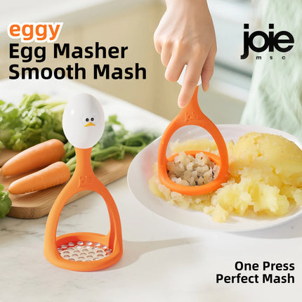Joie Eggy Masher Stainless steel Potato Masher Vegetable Fruit Press Maker Vegetable Masher Puree Kitchen Tool Cooking Baking