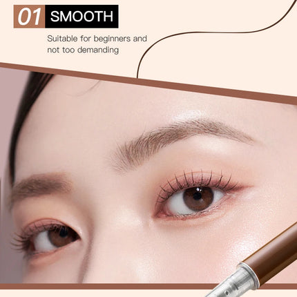 Life Girls Liquid Eyebrow Pen 0.01mm Ultra-Fine Smooth Waterproof Easy Application Natural 3D Eyebrows Makeup
