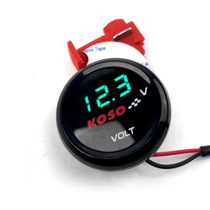 LED Round Voltmeter 10-150v Electric Car Battery Car Motorcycle Modified Display Table Universal Electric Motorcycle Accessories
