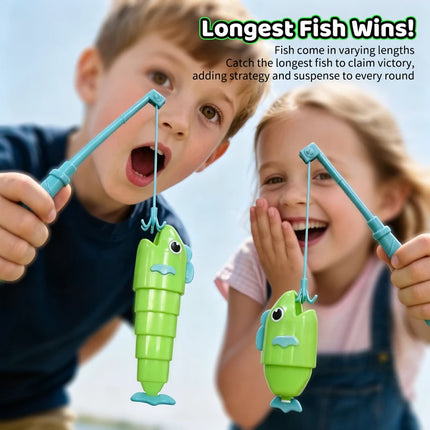 Fishing Battle Board Game Kid Fish Body Stretchable Long Short Competition Fun Family Party Interaction Social Table CreativeToy