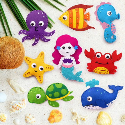 Farm Animals Sewing Kit Felt DIY / Kit Couture Animaux Ferme Feutre