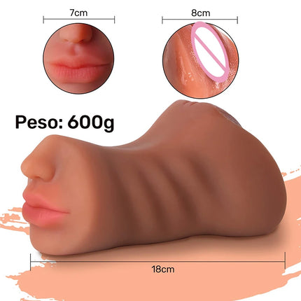 Male masturbation toy, specifically designed for men. Pocket-sized genital design. Realistic adult sex toy. Entry-level product.