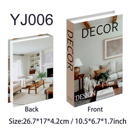 Morandi Decorative Book Open Luxury Fake Book Storage Box Home Decor Matisse Boho Bauhaus Coffee Table Shelf Interior Decoration