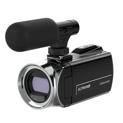4K Camcorder with Microphone 18X Zoom Infrared Vlogging Video Camera for Youtube 48MP Portable Digital Recorder Live Streaming