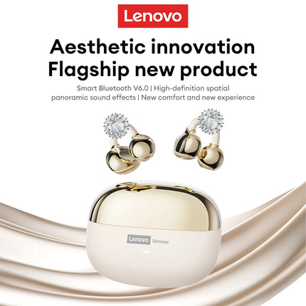 Lenovo LE302 OWS Wireless Earphones Low Latency HD Call Bluetooth HiFi Music Sport Fashion Earbuds Comfortable Ear Clip Headset