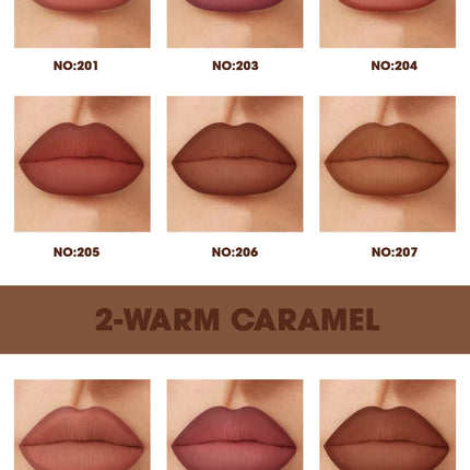 Rozza Waterproof Lip Liner Pencil Set, Weightless Precise Liner with Super Soft Blendable Texture Matte Soft