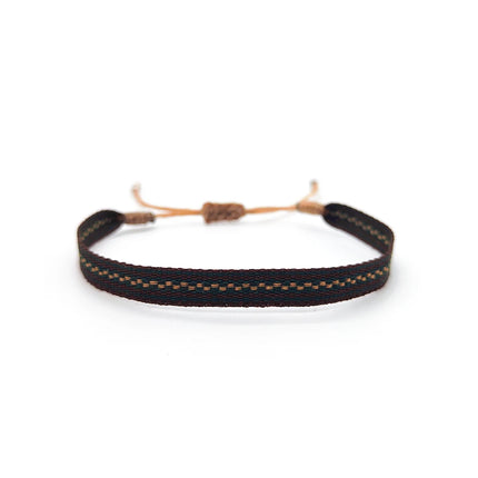 KKBEAD Colombia Bracelet Cloth Fabric Bracelets for Women Men Handwoven Braided Wristband Gift Wholesale Boho Friendship Jewelry