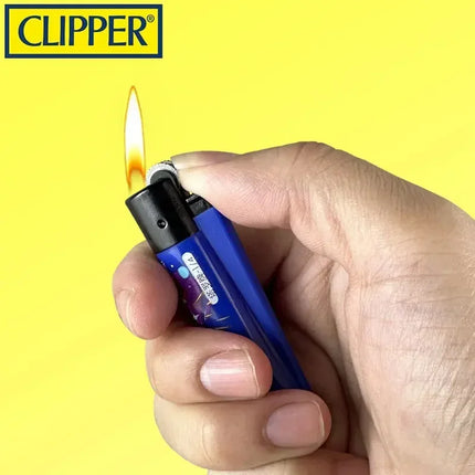 24Pcs Clipper Mini Flint Wheel Lighter Butane Refillable Cigarette Lighter, Cool Men's Gift & Smoking Accessories