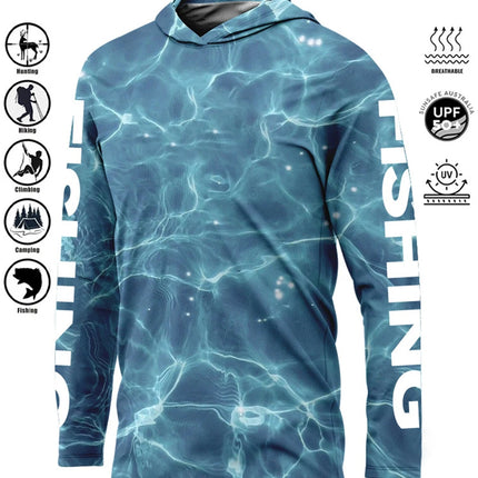 Fishing Shirt Hoodie,UPF 50+ Uv Protection Quick Dry Tops Breathable 2025 Outdoor Moisture Wicking Jersey Fishing Apparel shirts