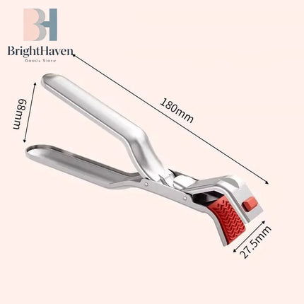 1pcs Anti-scalding Clip Hot Bowl Holder Dish Clamp Pot Pan Gripper Clip Air Fryer Dish Plate Retriever Tongs Kitchen Supplies