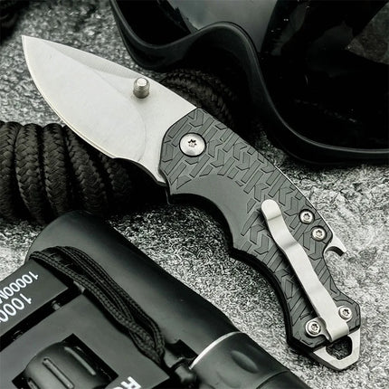 High-Quality KS 3800 Shuffle Mini Folding Knife 8Cr13Mov Blade Nylon Fiberglass Handle Outdoor Camping Hunting Hiking Tool