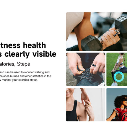 IMIKI Smart Ring 1 vibration Global System health Monitoring Heart Rate Blood Oxygen Saturation 5ATM Waterproof Men and Women