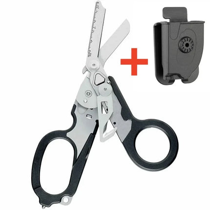 Multifunction Scissors Leatherman Raptors First Aid Expert Tactical Folding Scissors Outdoor Survival Tool Combination Gadget