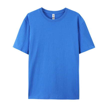 Customize 100% Cotton T-Shirt Quality Women & Men's Top Tee Design Brand Logo Print on Demand Crewneck Tee Workwear Team Clothes