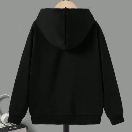 Autumn Casual And Fashionable Letter-Printed Hooded Sweatshirt For Boys