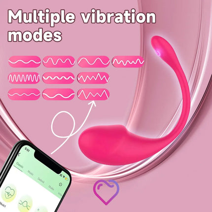 APP Wireless Control Vibration Love Egg Vibrator G Spot Vibrating Vaginal Stimulator Wearable Bluetooth Sex Toys For Adult Women