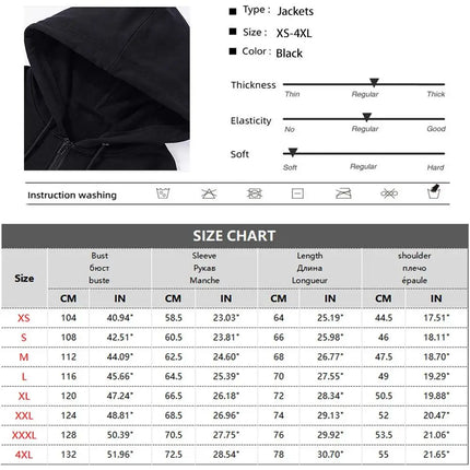 Autumn Men Sweatshirts Long Sleeve Jacket Hoodie Zipper Closure Jacket Male Hoodies Sweatshirt Slim Fit Male Clothing