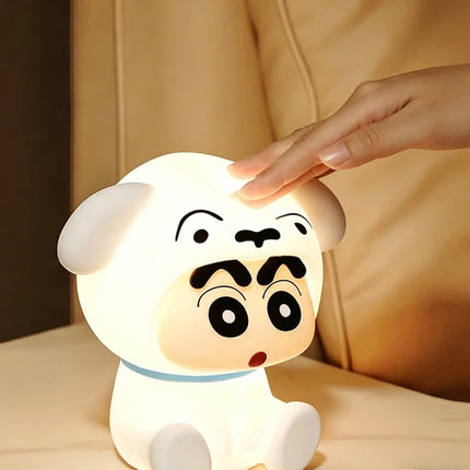 Cartoon Crayon Shin-Chan Light Toy Shin-chan Bedside Glowing Lamp for Sleeping Cute Reading Light Gifts Light Ornament Toys