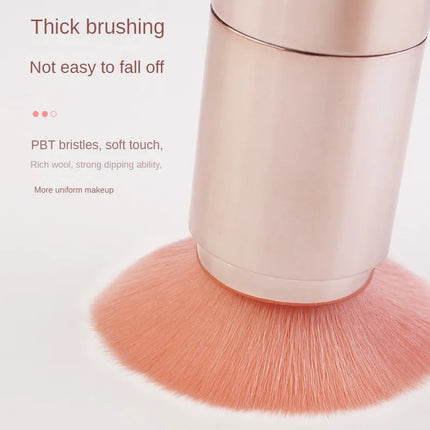 5 In 1 Portable Retractable Makeup Brushes For Foundation Eyebrow Lip Eyeshadow Loose Powder Cosmetic Set Makeup Brush Tools