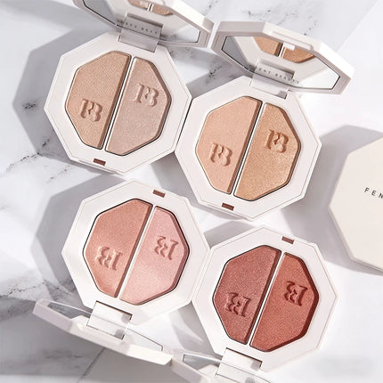 Fashion Multi-color Contour Stick Concealer Facial Matte 3D Diamond Highlight Non Fading Water Gloss Natural Lip Gloss Cosmetics