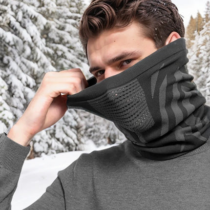 Windproof Warm Zebra Striped Face Mask/Scarf - Ideal for Motorcycle, Running, Skiing, Snowmobile - Winter Outdoor Protection
