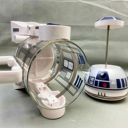 Star Wars R2-d2 960ml Moka Hand Coffee Maker Cartoon Robot Office Home Manual Thermal Stainless Steel Pressing Mini Coffee Pot