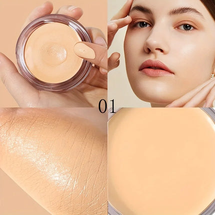 Full coverage foundation - matte finish, creamy texture, strong coverage, moisturizing, oil control, pore minimizing, non-greasy
