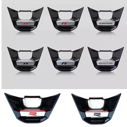 Car Decoration Accessories Steering Wheel Logo Cover Trim Sticker For VW GTI R Line Polo Golf Passat Scirocco Tiguan Jetta T-ROC