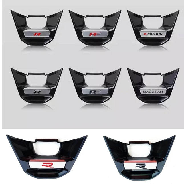 Car Decoration Accessories Steering Wheel Logo Cover Trim Sticker For VW GTI R Line Polo Golf Passat Scirocco Tiguan Jetta T-ROC
