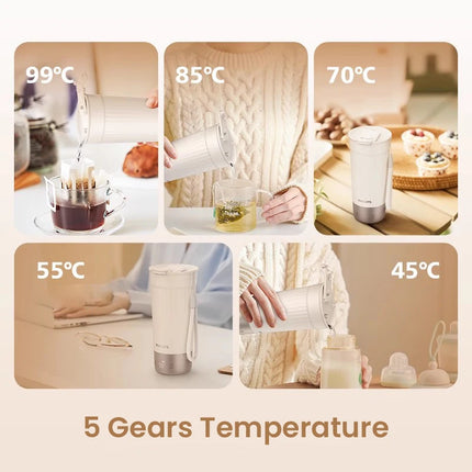 Philips Electric Kettle Bottle 400ml electric heating cup NTC temperature control 110V-240V thermos cup
